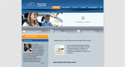 Desktop Screenshot of fahrschule-kempfer.de